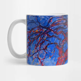 Evening; Red Tree (1909) by Piet Mondrian Mug